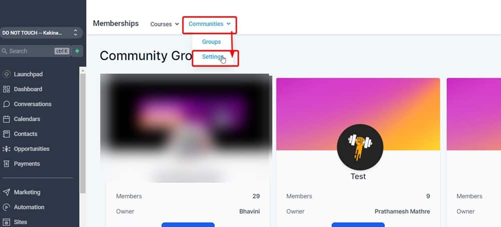 GoHighLevel-Communities