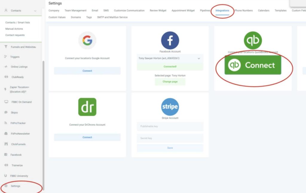 GoHighLevel Integrations