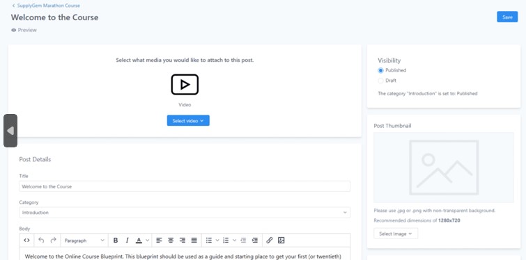 GoHighLevel course editing tool