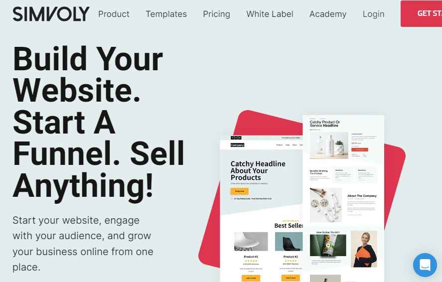 Simvoly Home Page