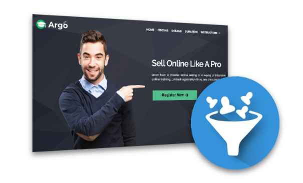 FlowTrack website builder feature