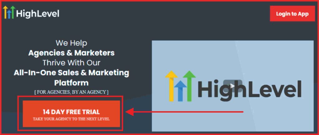 How to sign0up for GoHighLevel 30-day trial - 1