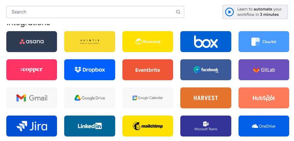 monday.com integrations